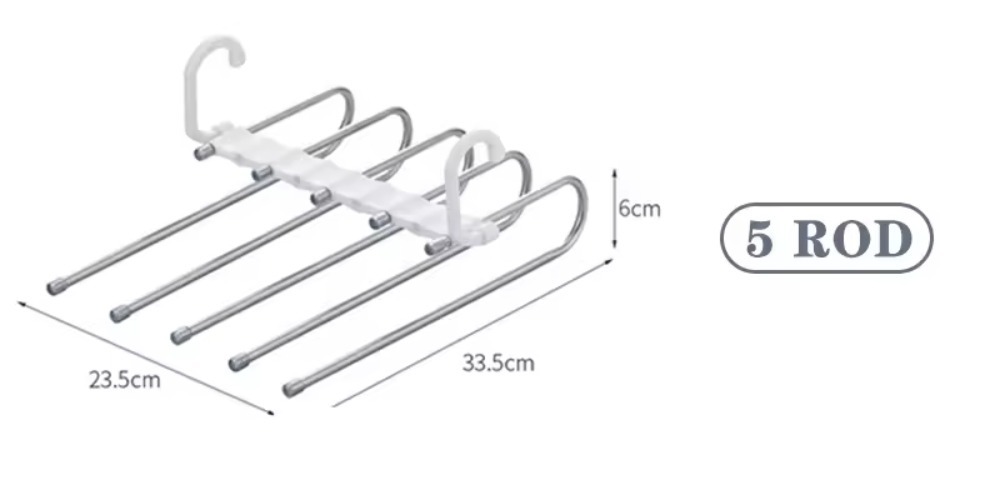 Gancho ahorrador de espacio pantalones